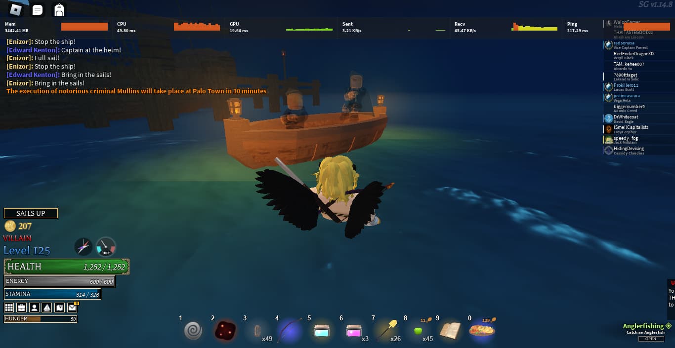 What happens if you try to enter the Dark Sea in Arcane Odyssey
