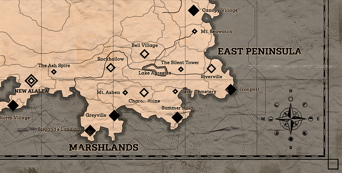 WOM Map EAST PENINSULA