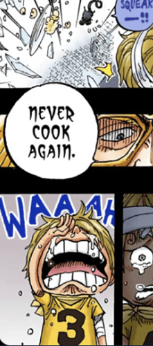 never cook again