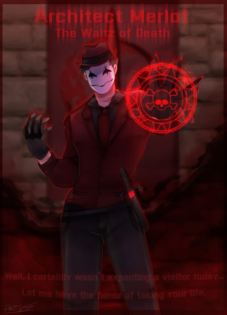 Architect Merlot fanart Art Arcane Odyssey