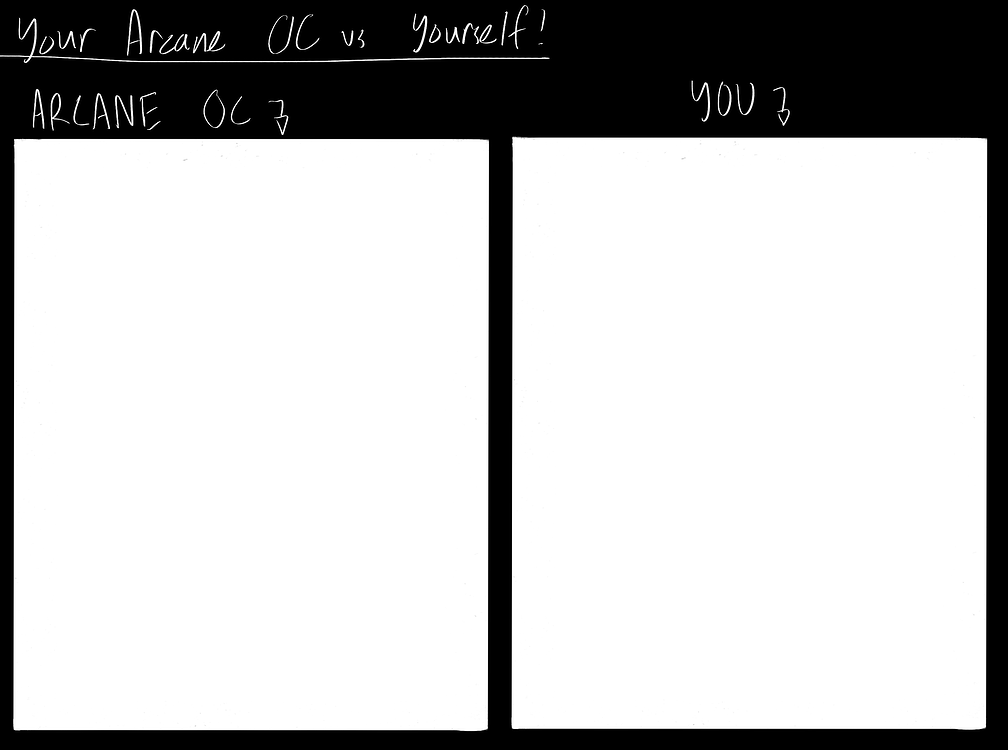 Draw your arcane oc vs yourself (TEMPLATE PROVIDED) Art Arcane Odyssey Draw your arcane oc vs yourself (TEMPLATE PROVIDED) Art Arcane Odyssey