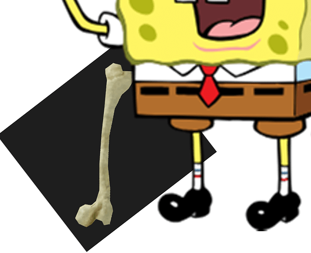 Spongebob's Leg...