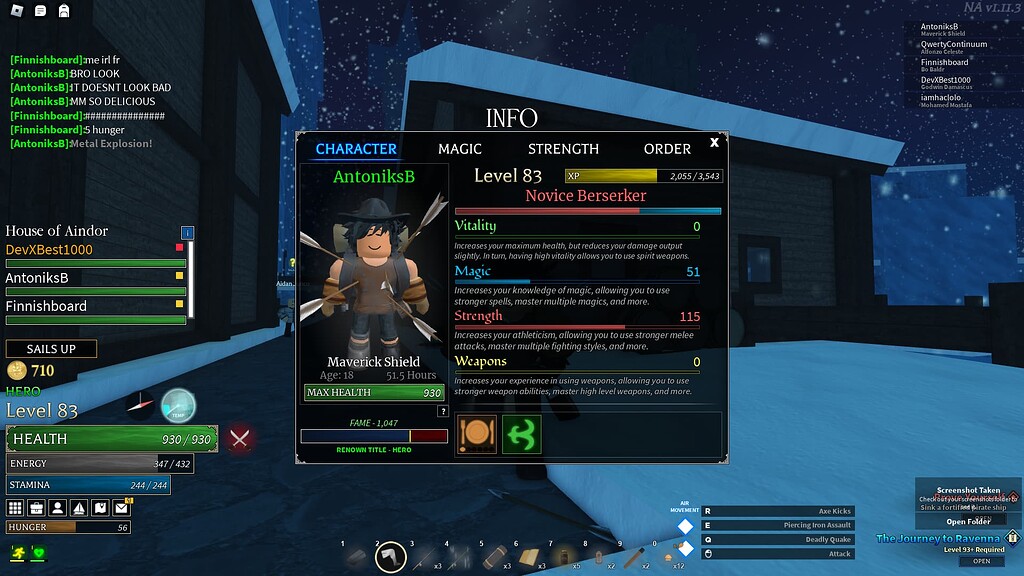 My iron leg metal magic warlock build is coming together Game