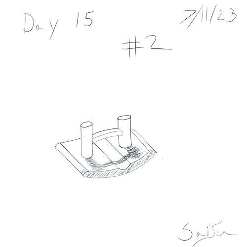 Saiju 30 Day Art Journey - Day 15 - Constructs with shade. #2