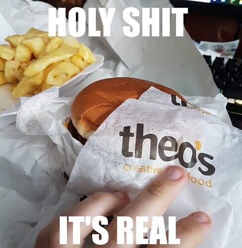 Theos Burger IS REAL