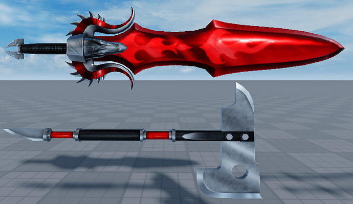 Bloodseeking Greatsword & Bloodthirsting Greataxe