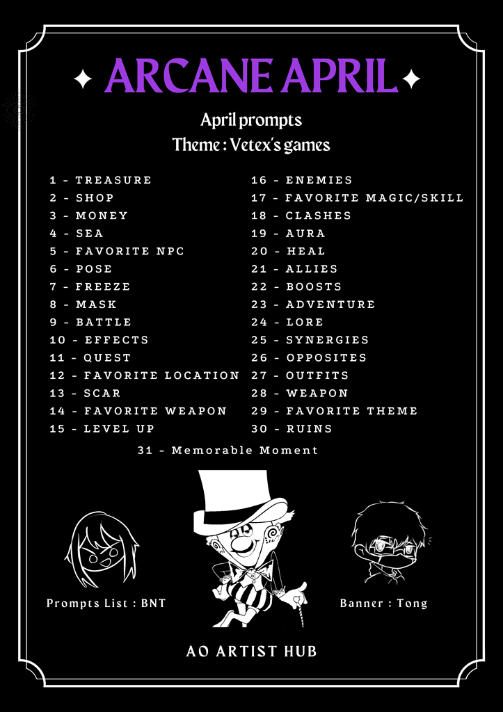 Arcane April 2021 Prompts! [ ArcaneApril2021 ] - Art - Arcane Odyssey