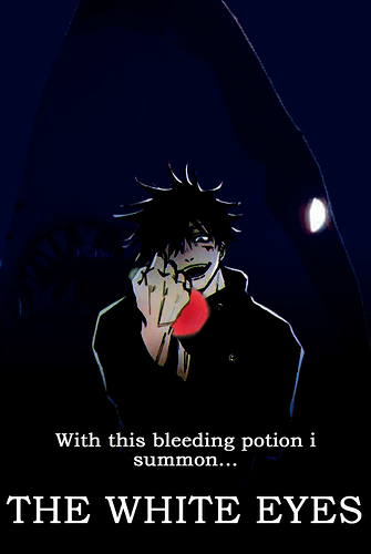 With this bleeding potion i summon