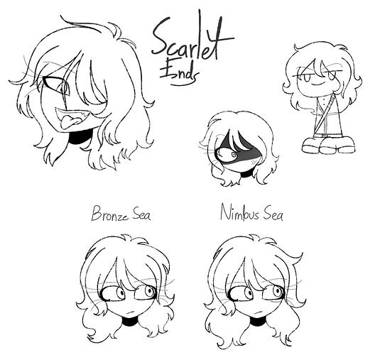 Scarlet doodles