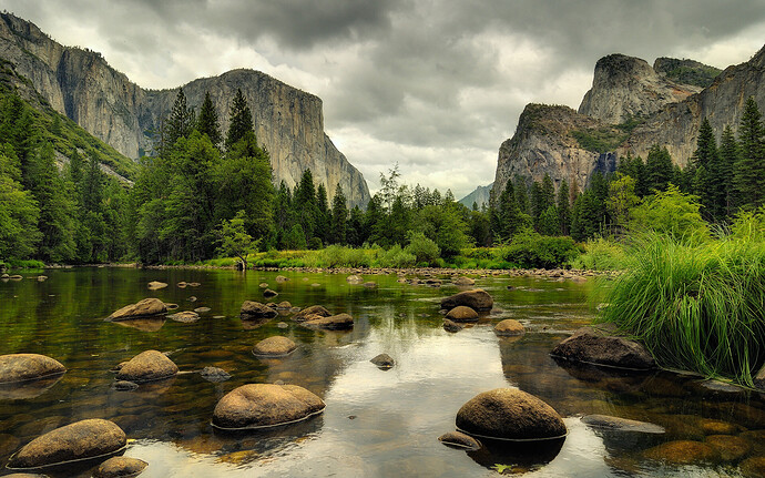 nature,-stream,-rock,-valley,-mountain-Wallpapers