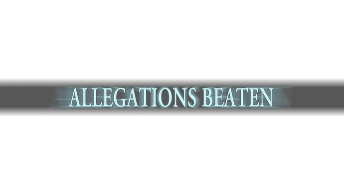 Allegations beaten