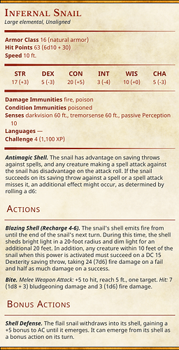 infernal snail
