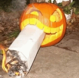 pumpkin smoking