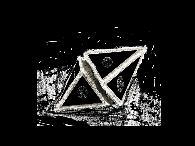 something I made some weird octahedron dice