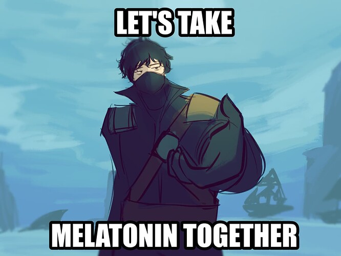 morden invites you to take melatonin with him