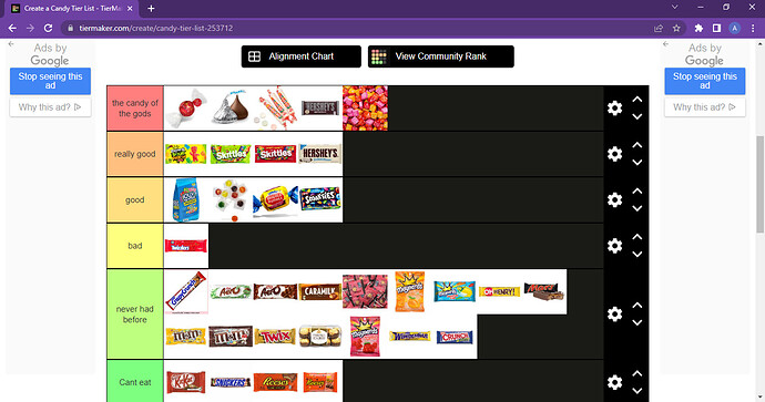 Create a Candy Tier List - TierMaker - Google Chrome 7_31_2022 2_41_44 PM