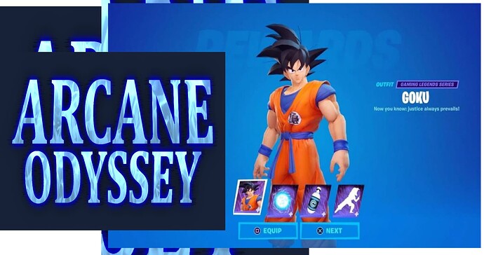 GOKU IN ARCANE