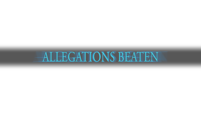 Allegations beaten