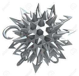 122677306-dangerous-metal-spiked-ball-isolated-3d-illustration-horizontal-over-white