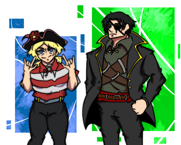 Captain Yata and Crew Dandy - Rendered