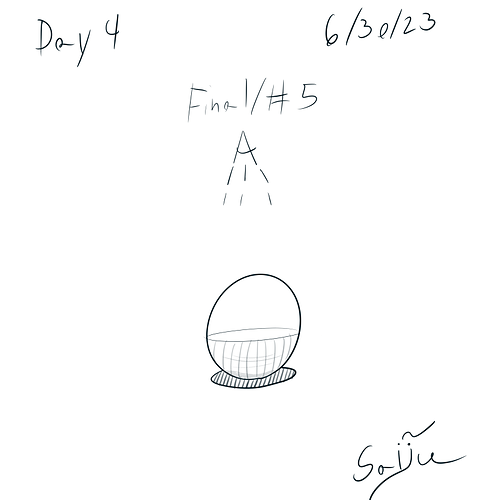 Saiju 30 Day Art Journey - Day 4 - Spheres with light and shadow #5