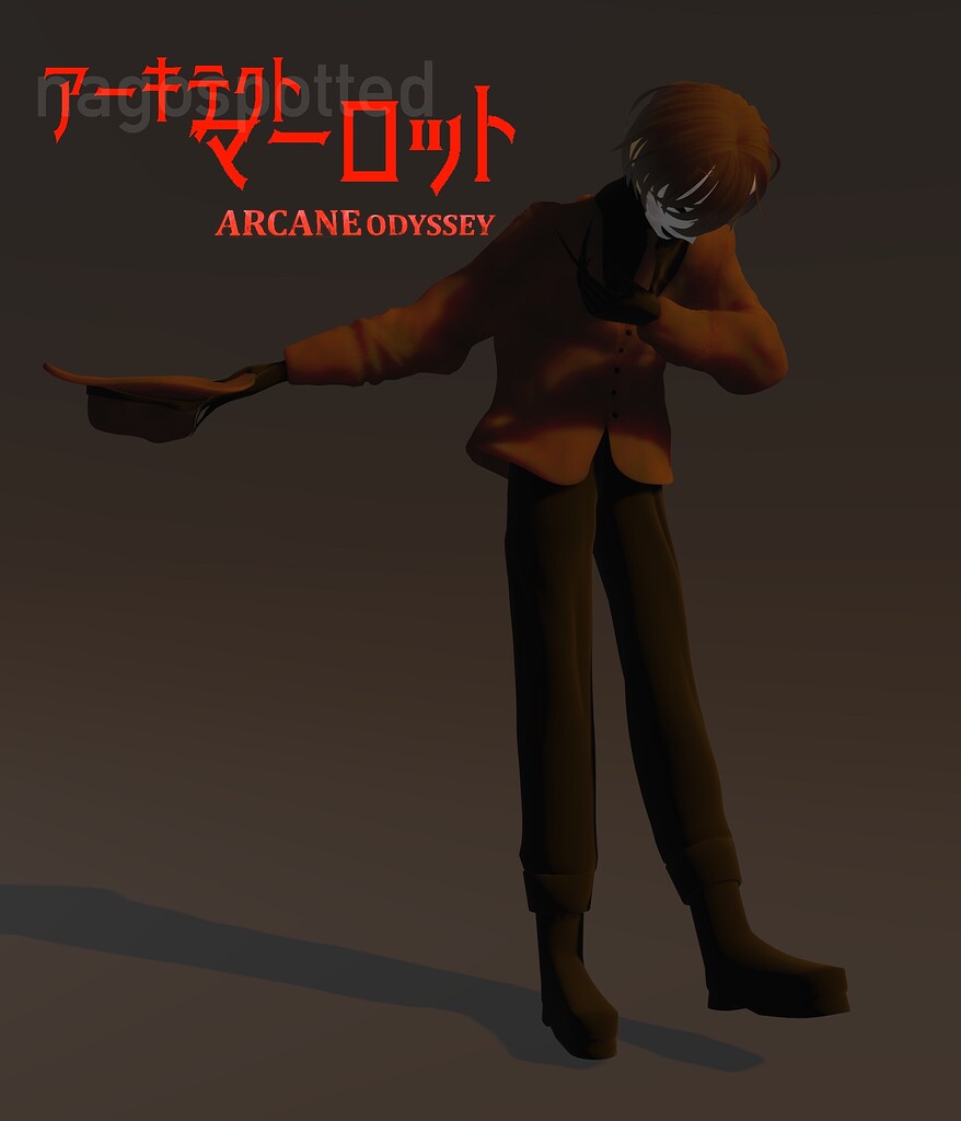 Merlot figurine - Art - Arcane Odyssey