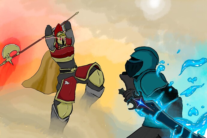 General Argos vs Sunken Warrior