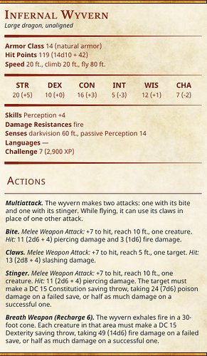 infernal wyvern