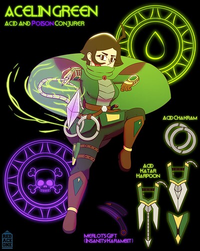 3 assassin sisters acelin green 2