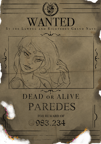 Wanted of Valerie Paredes