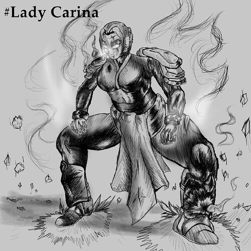 Lady Carina Drawing 3 STYLE15