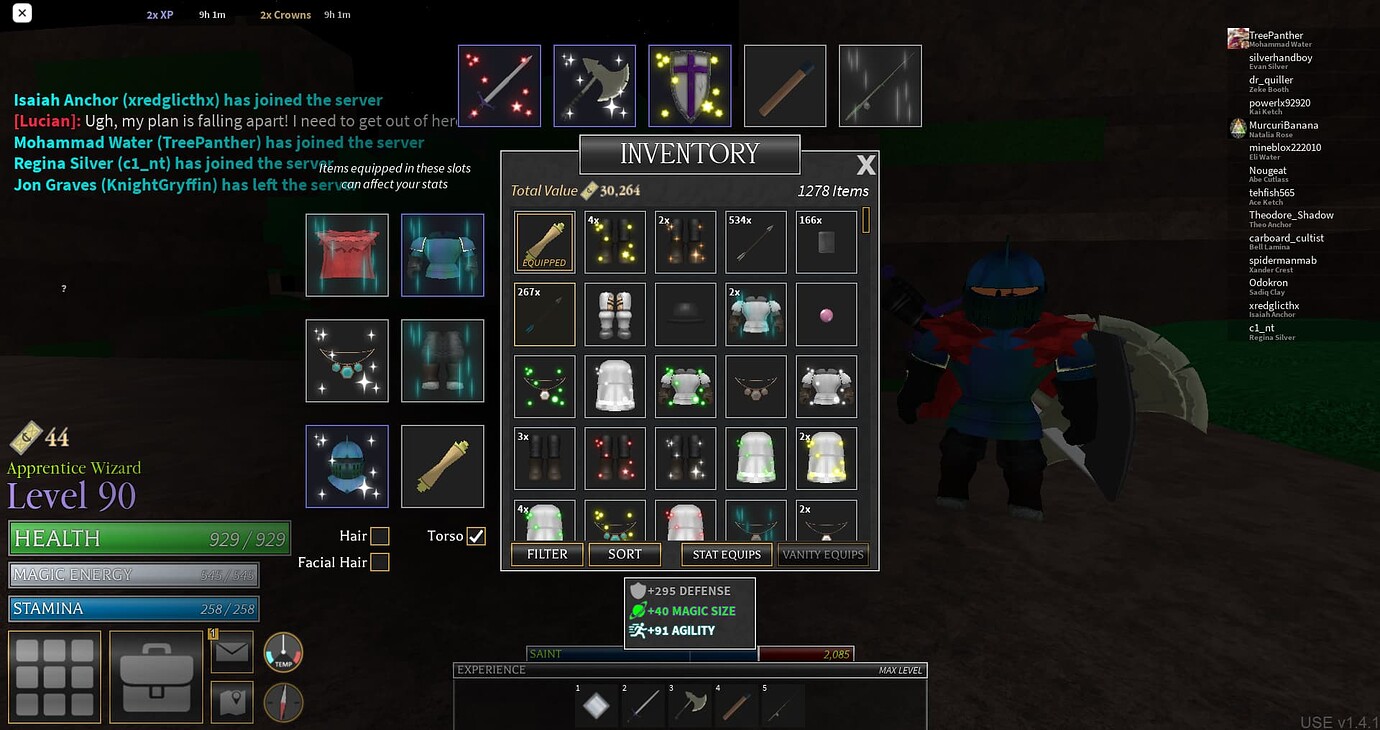 Trading Hard Sunken Sword for ALL BAD ENCHANT SUNKEN SET (COMPLETE ...