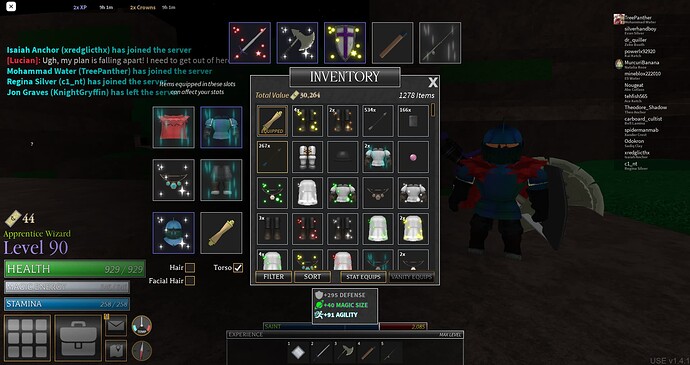 Trading Hard Sunken Sword for ALL BAD ENCHANT SUNKEN SET (COMPLETE ...