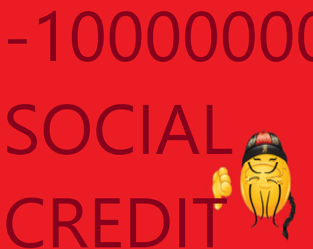 negative social credit