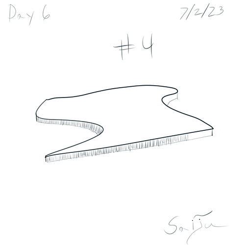 Saiju 30 Day Art Journey - Day 6 - Random complex shapes #4