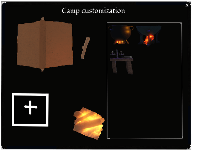 camp customization