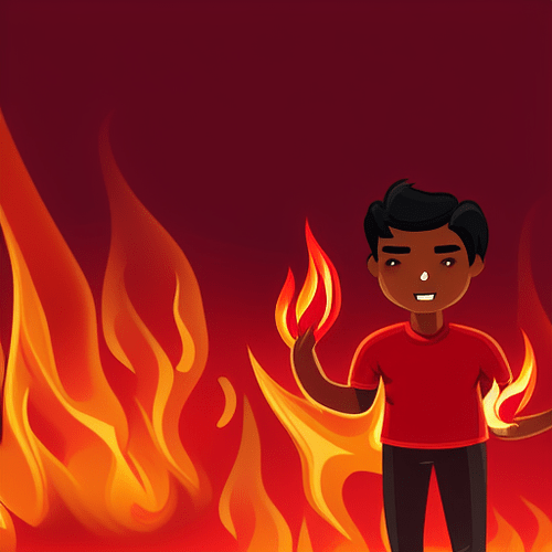 3501283772_black_hair_male_with_red_shirt_using_fire_magic__8k__4k__illustration