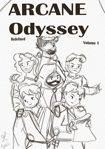 Arcane odssey redefined - Cover concept