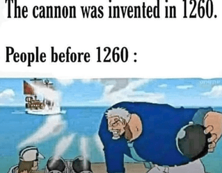 one piece (cannonball throw)