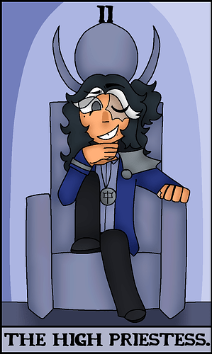 2 - THE HIGH PRIESTESS.