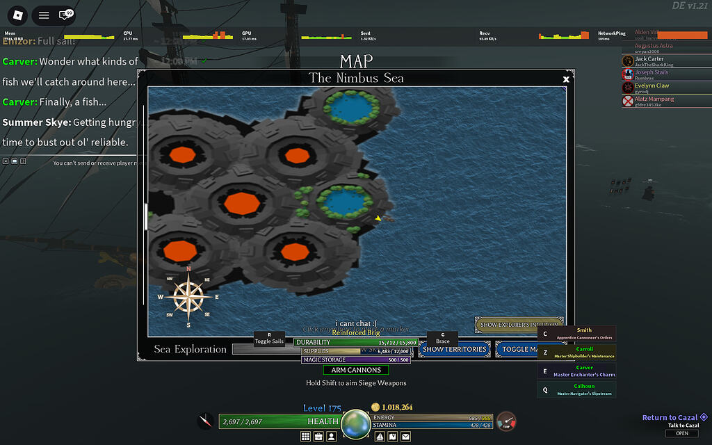 What happened to Vents - Exploring - Arcane Odyssey