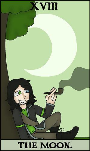 18 - THE MOON.