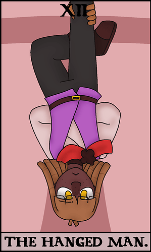 12 - THE HANGED MAN.