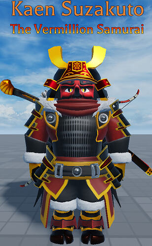 Arcane Odyssey - Kaen Suzakuto Armored