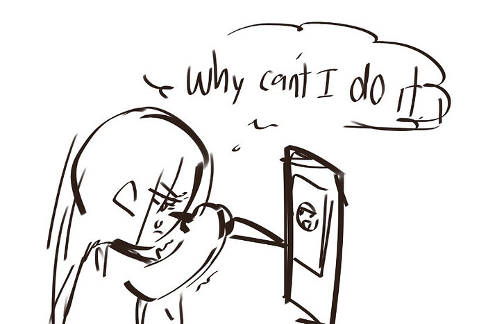 cant bring herself to even damage a wanted poster HA GAY
