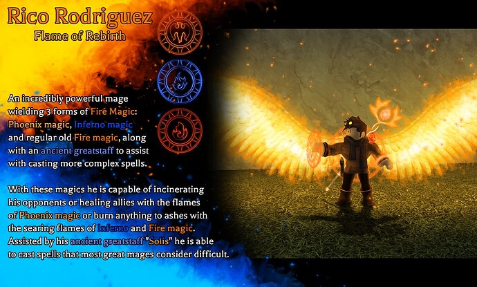 (R_SPhoenix, me) Rico Rodriguez character card remade