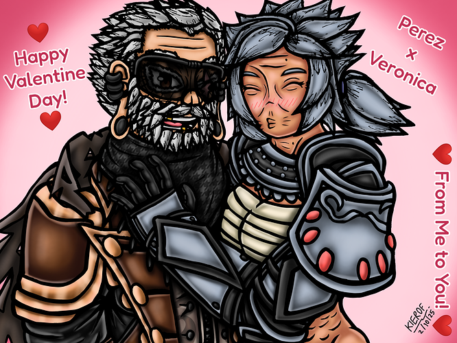 Arcane Odyssey - Valentine Postcard