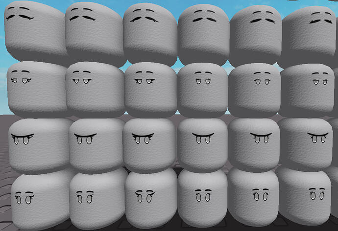 AO styled face showcase 2