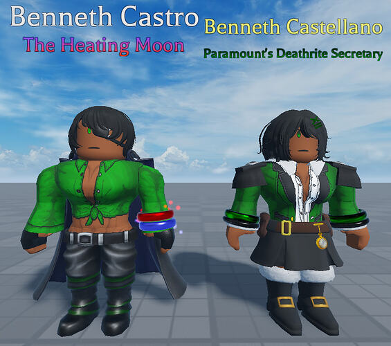 Arcane Odyssey - Benneth Castellano Comparison