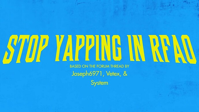 Invincible_stop yapping in RFAO